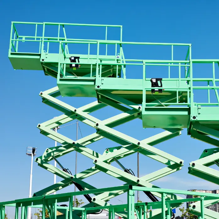 Secure Scissor Lift Rental in Riyadh | High-Altitude Maintenance