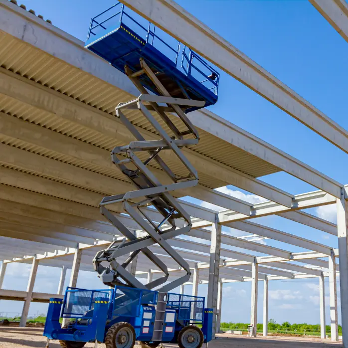Diesel & Electric Scissor Lift Rental in Riyadh | Safe Platforms