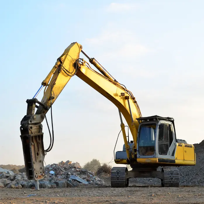 Aramco Certified Hydraulic Breaker Rental in Dammam | TUV Inspected with Driver
